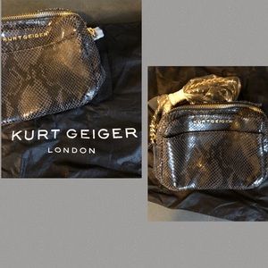 NWOT Kurt Geiger London Leather Crossbody Bag